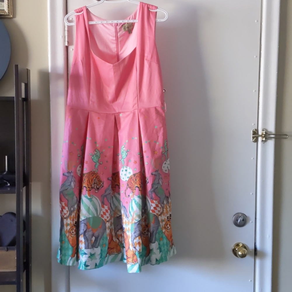 Bright and unique 1950's style dress